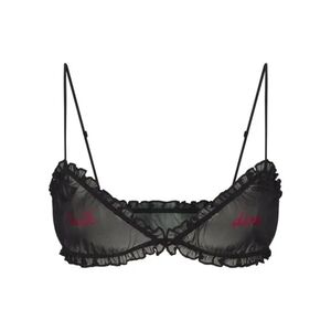 NWT SKIMS SLEEPOVER MESH "TRUTH OR DARE" TRIANGLE BRALETTE